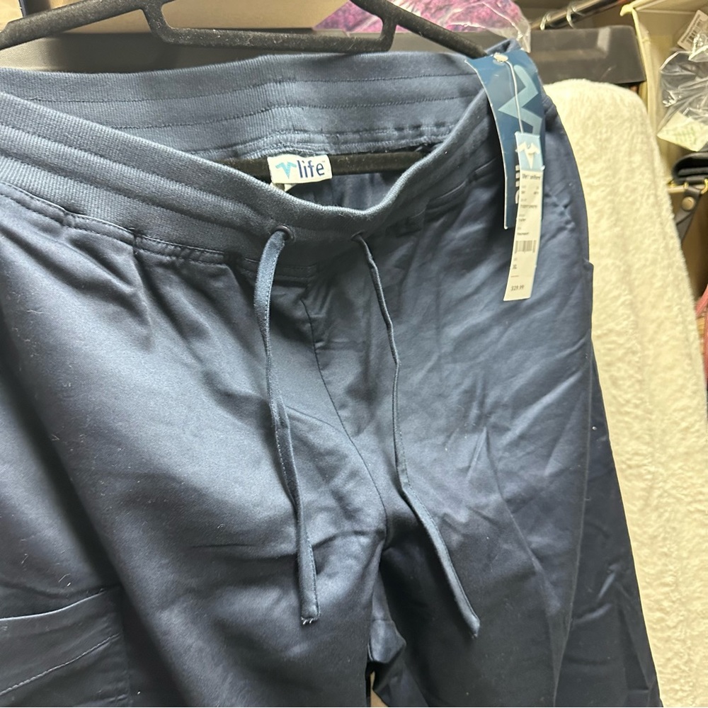 Life Uniforms Navy scrub pants xl